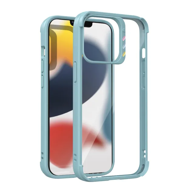 【JTLEGEND】for iPhone 13 Pro Max 6.7 QCam軍規防摔保護殼附鏡頭防護圈