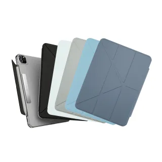 【MAGEASY】iPad Pro 11吋/Air 10.9吋 FACET 全方位支架透明背蓋保護套(支援2025-24 iPad Air 11吋 (M3))