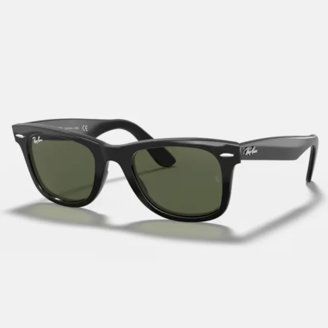 【RayBan 雷朋】Wayfarer亮黑膠框太陽眼鏡(RB2140F-901、902、901/64、901/R6、601/4B 多色任選)