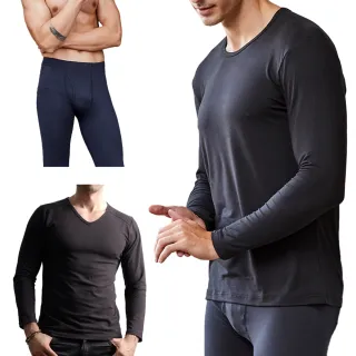 【PROMAN 豪門】3件組日本鎖溫蓄熱保暖發熱衣褲(速熱暖絨-男內衣)