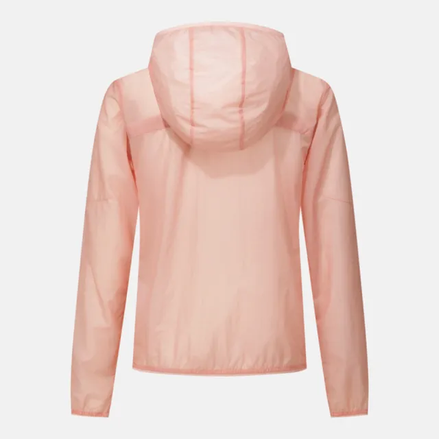 【DESCENTE】外套 女 運動風衣外套 快排 AIRTASTIC RUN 100 WINDBREAKER 粉紅 SQ313RWB71-LPNK