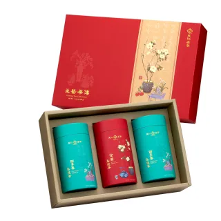 【天仁茗茶】采藝茶傳茶葉禮盒 四季春烏龍茶葉80gx2+高山金萱茶80gx1(附提袋)