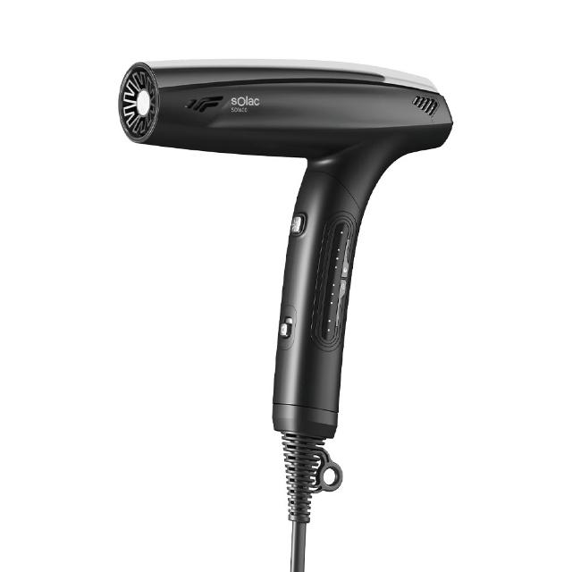 Solac SD-1600 Solac SD-1600 負離子吹風機,搭載先進負離子技術,有效減少靜電、鎖住水分,讓頭髮更柔順光澤。適用110V電壓,適合臺灣家庭使用,提供1年原廠保固。專業造型設計,快速乾髮不傷髮,完美適合日常護髮需求,是居家必備的吹風機選擇。