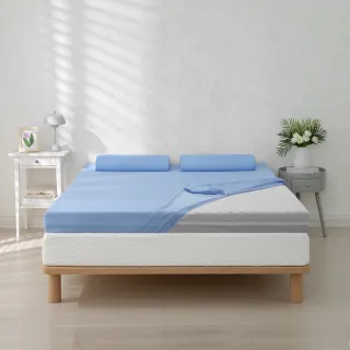 【House Door 好適家居】全新升級紓壓抗塌陷 大和防蟎抗菌床包套12cm厚竹炭記憶床墊(雙大6尺-壓縮包裝款)