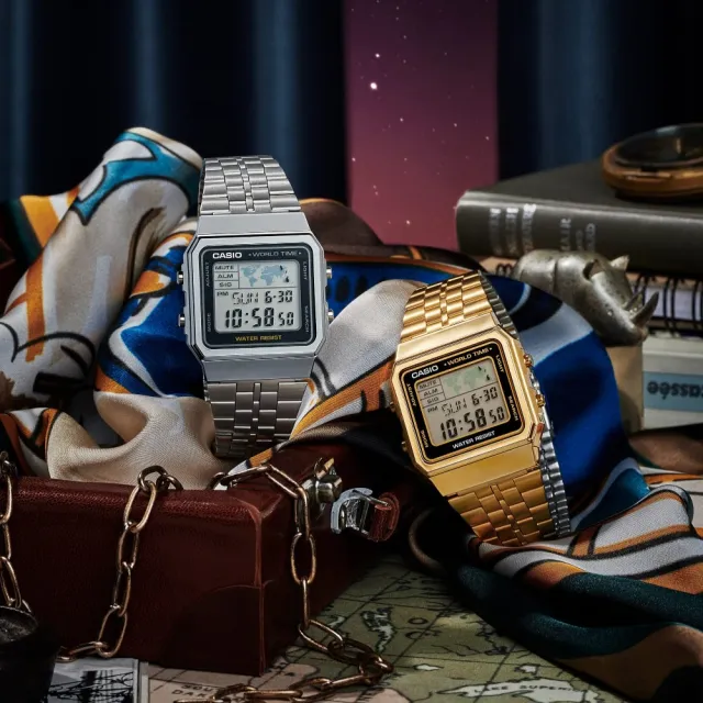 【CASIO 卡西歐】方形數位電子錶(A500WA-1D)