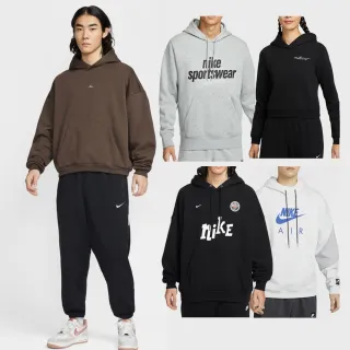 【NIKE 耐吉】連帽上衣 長袖 厚底 帽T 運動 休閒 男款 多款(DQ7467-091&)