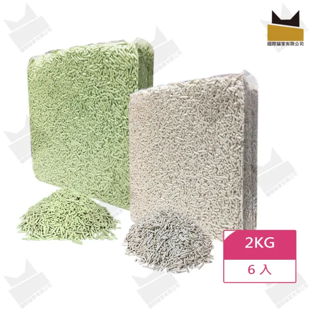 【國際貓家】Hello ICHI 豆腐貓砂 2KG/六包入(原味/綠茶/活性碳)