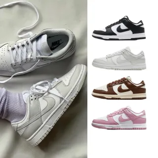 【NIKE 耐吉】運動鞋 休閒鞋 W NIKE DUNK LOW 女鞋 復古鞋 經典 熊貓 灰白 多色(DD1503-101&)