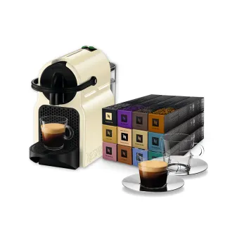 【Nespresso】膠囊咖啡機 Inissia _多色任選  送禮 入厝 全自動咖啡機(探索禮盒120顆迎新會員組)