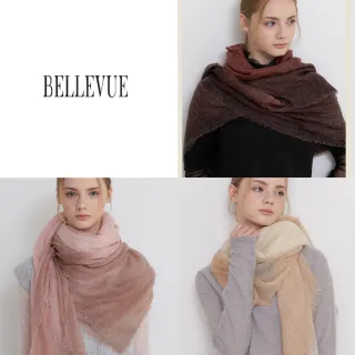 BL.VUE100%喀什米爾羊絨披肩