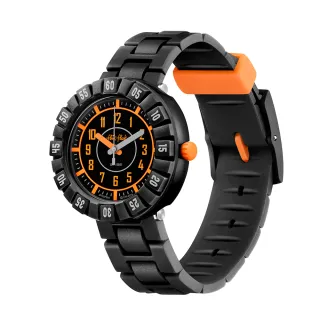 【Flik Flak】兒童手錶 CATCH U 兒童禮物/安全防水/瑞士製造 FCSP093(36.7mm)