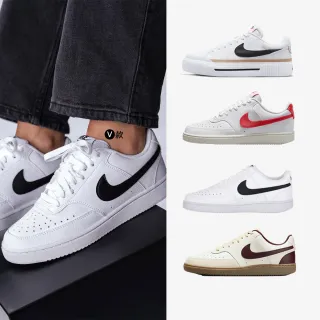 【NIKE 耐吉】運動鞋 休閒鞋 COURT VISION LEGACY 女鞋 男鞋 小白鞋 黑白 奶茶 熊貓 多款(DH3158-108&)