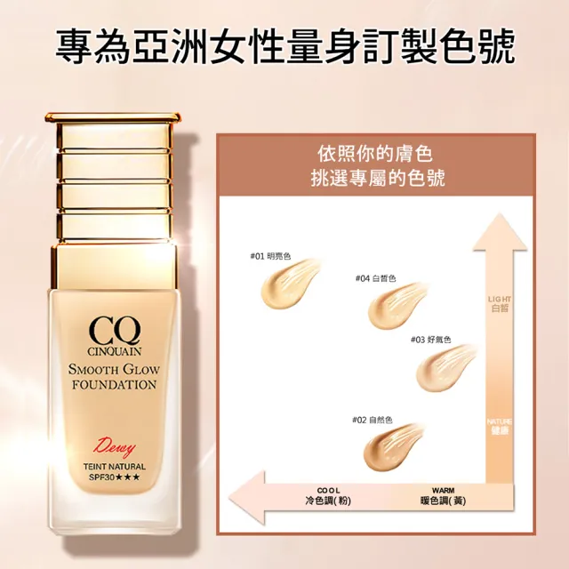 【CINQUAIN 思珂】星魅光透水潤粉底2入