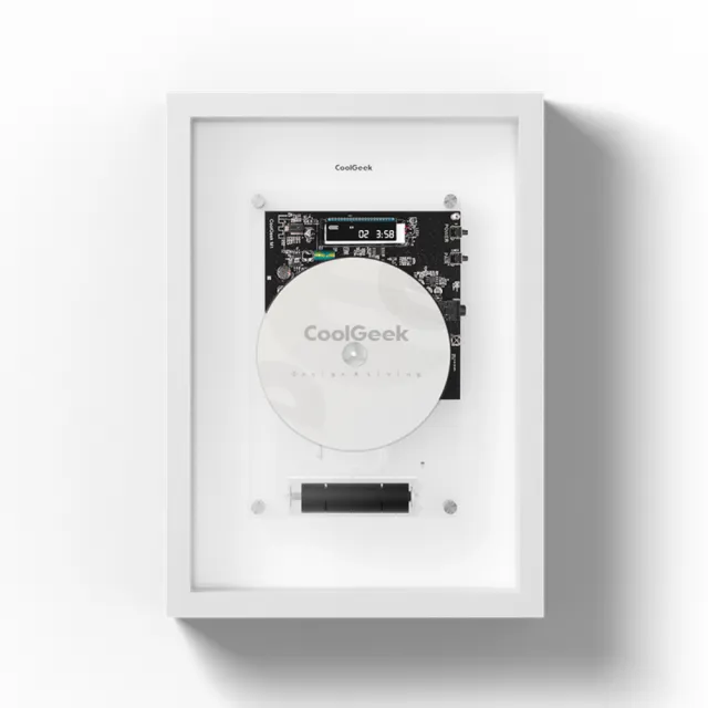 【CoolGeek】Music Frame Re:Cover 相框CD播放機(無線 + 有線雙播放模式)