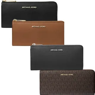 【Michael Kors】L型拉鍊防刮皮革長夾-多款可選(mk 長夾 MK長夾 女夾 女長夾 女皮包)