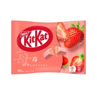 【Nestle 雀巢】Kitkat 奇巧草莓威化巧克力袋裝(113g)