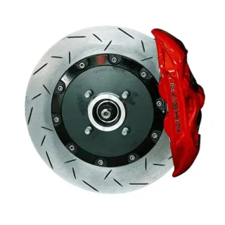 【NASHIN】四活塞-NASHIN N3 AURIS 355MM 一體式劃線碟_送安裝(車麗屋)