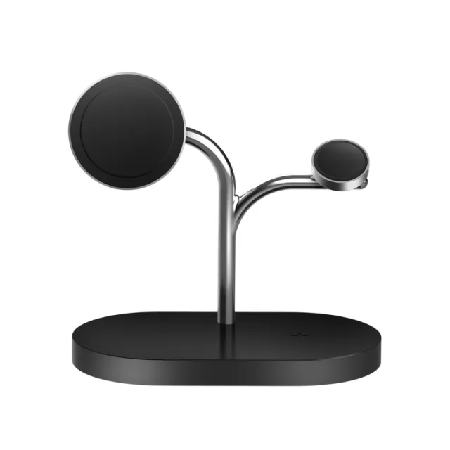 【Samsung 三星】原廠 3 合 1 無線充電器 - 內含 45W快充+雙Type C線(GP-PWU024)