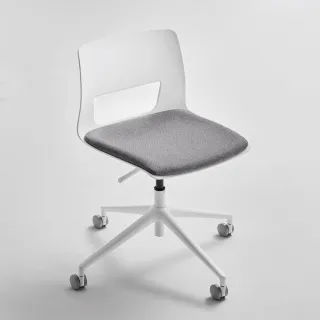 【iloom 怡倫家居】Button Swivel 人體工學辦公椅 滑輪型(電腦椅 椅子 辦公椅 人體工學椅)