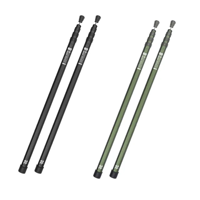 【ShineTrip山趣】05系列 擎鎖伸縮營柱2.8m/2入 逐暮黑/風隱綠 附收納袋 伸縮營柱 露營(悠遊戶外)