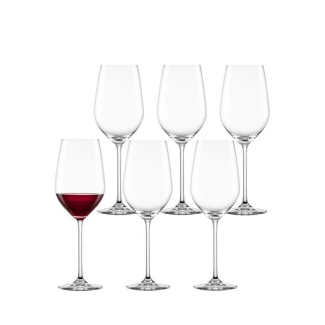 【ZWIESEL GLAS】ZWIESEL GLAS Fortissimo 奢華款6入組(紅酒杯/品酒杯/高腳杯/白酒杯)