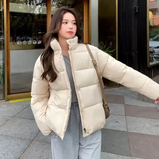 【AS 梨卡】女裝 外套 大衣 鋪棉外套 麵包外套 防風外套 冬天外套 保暖外套 雪地外套 AR217