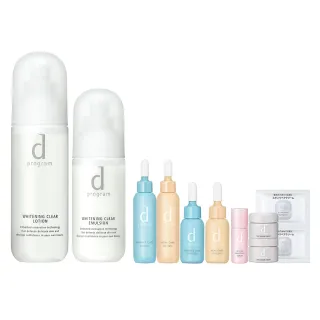 【d program 敏感話題】美肌益生水乳組 賦活/亮白任選(化妝水125ml+乳液100ml/敏弱肌/敏感肌)