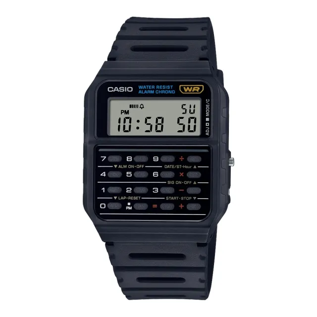 【CASIO 卡西歐】計算機功能電子錶(CA-53W-1)
