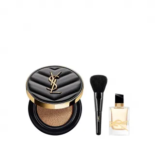 【YSL】官方直營 恆久完美霧光氣墊粉餅 SPF23/PA++12G(皮革氣墊/全新升級/任選1款)