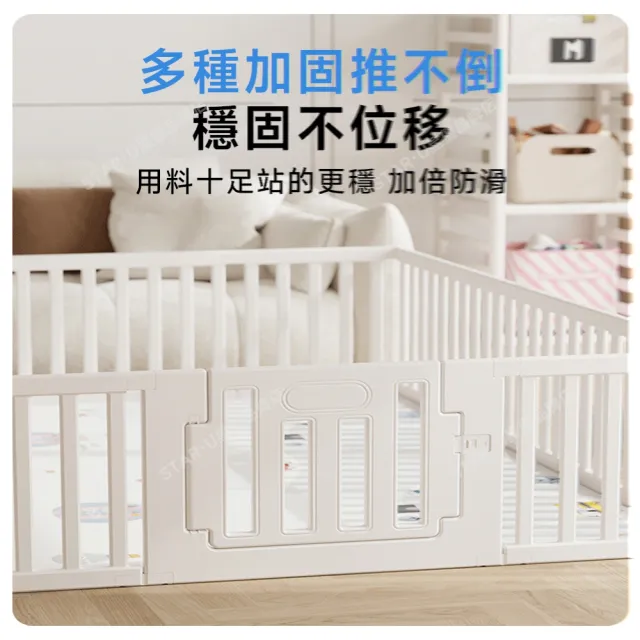 【常隆】嬰兒遊戲圍欄 1.5*1.8m+1m墊(嬰兒防護欄 多功能遊戲圍欄 兒童成長護欄 遊戲護欄)