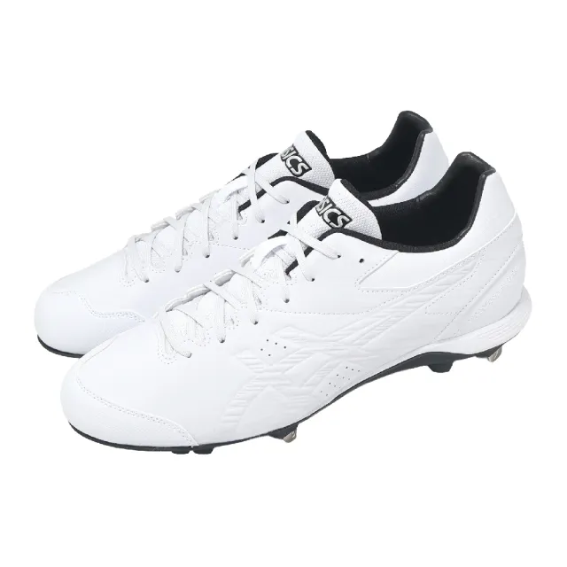 【asics 亞瑟士】棒球鞋 Neorevive 4 WHT 2E 寬楦 男鞋 白 釘鞋 壘球鞋 亞瑟士(1123A039110)
