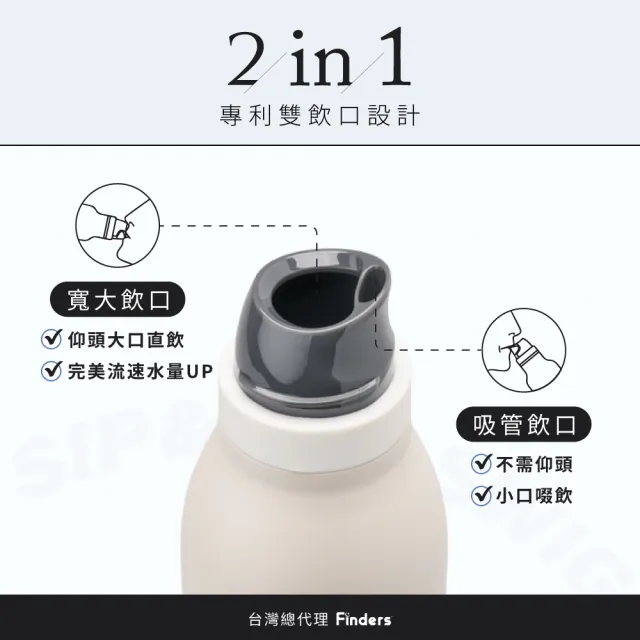 【Owala】Freesip Twist三層不鏽鋼｜旋蓋式雙飲口吸管隨行杯｜710ml(保溫杯/保冰杯/運動水壺/長效保氣)