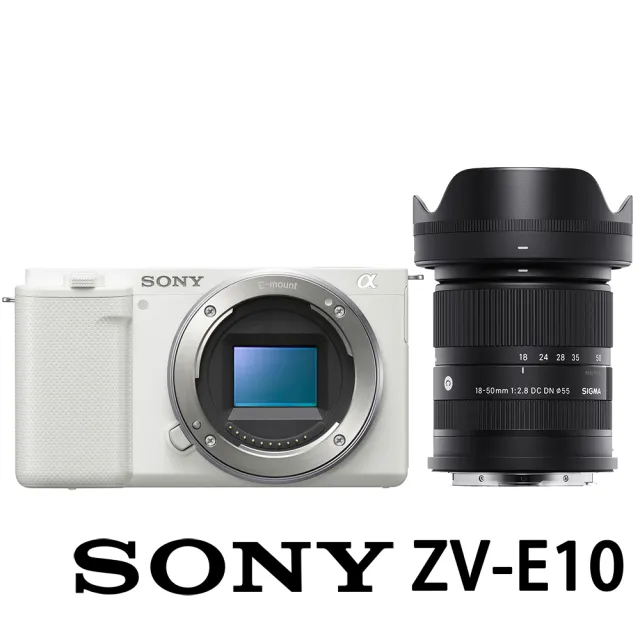 【美品】ZV-E10 SIGMA 18-50mm F2.8 DC DN 付 Sony ZV-E10 II Camera and Sigma 18-50mm F2.8 DC DN C Lens