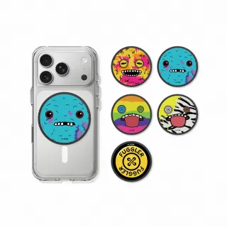 【RHINOSHIELD 犀牛盾】GRIP O MagSafe兼容磁吸輕巧手機支架∣固架∣立架(Fuggler放克牙寶)