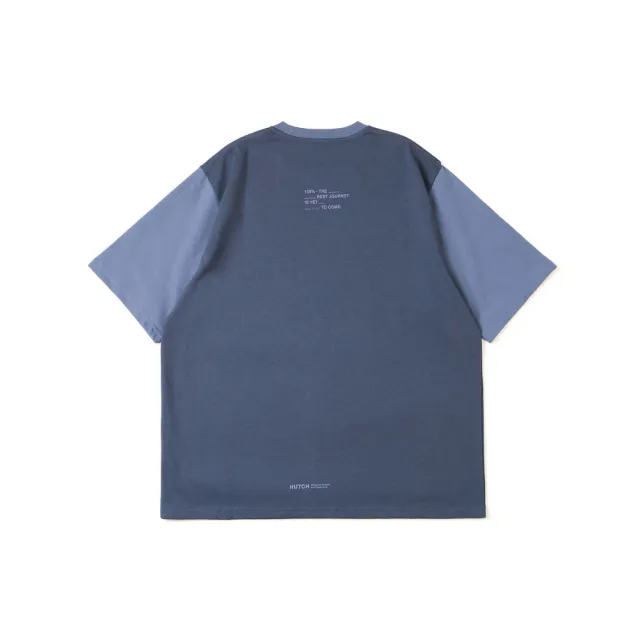 【HUTCH】Sorona® Tee 男 T恤 運動上衣 休閒短袖 藍(TS010-25-BLU)