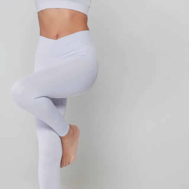 【VERVE】VERVE x KATIE|Luxo™ 裸感交叉緊身褲(親膚、柔軟、裸感、透氣、高腰Leggings、瑜珈、皮拉提斯)