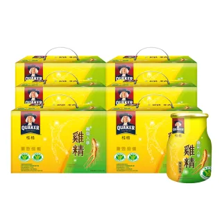 【QUAKER 桂格】養氣人蔘雞精禮盒68mlx18入x6盒(共108入  送禮推薦/新年禮盒)