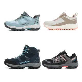 【GOODYEAR 固特異】郊山戶外鞋/男女款 防水 耐磨 健走 郊山(多款任選)