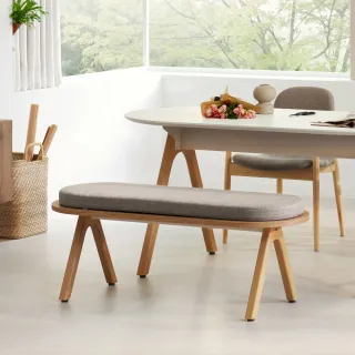 【iloom 怡倫家居】SIETOS 1200型 原木椅子(凳子 椅子 玄關椅 穿鞋椅子 長椅 餐椅 凳子 床邊椅 長凳)