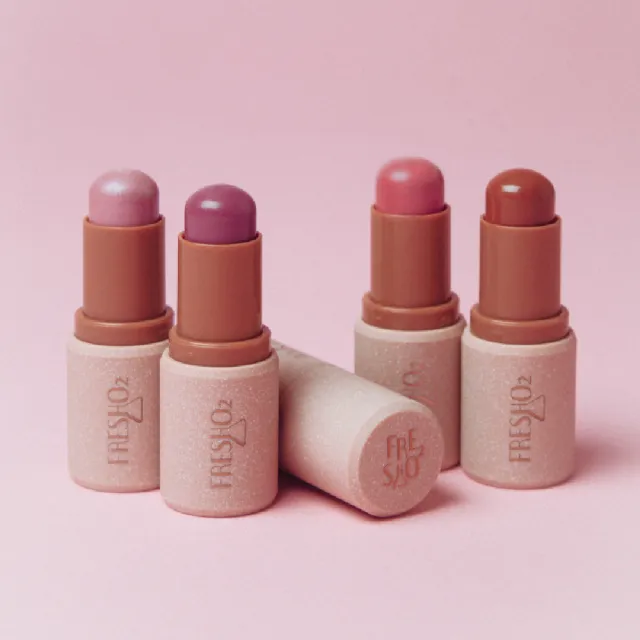 【FreshO2】氣色小麥棒任選2入組(Molly莫莉代言推薦 腮紅口紅唇膏 眼彩唇頰彩多用)