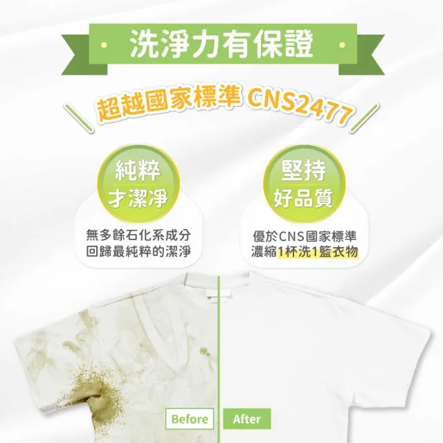 【清淨海】檸檬系列環保洗衣精 1800g