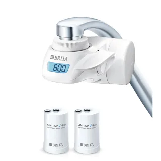 【BRITA】官方直營 ON TAP 5重濾菌龍頭式濾水器+1入濾菌濾芯(共1機2芯)