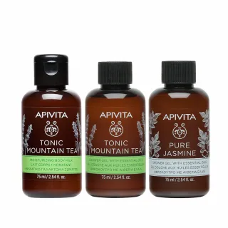 【APIVITA】官方直營 身體乳/沐浴露 75ml 多款可選(高山茶/純淨茉莉 專櫃公司貨)