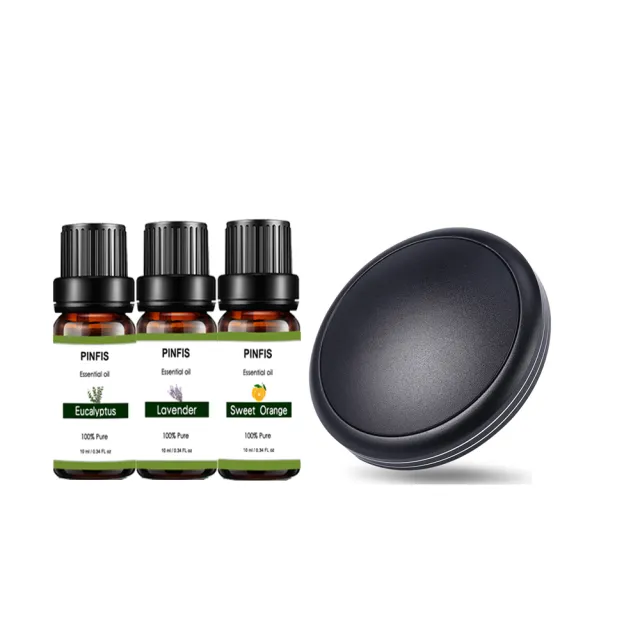 【PINFIS 品菲特】植物天然純精油 香氛精油10ml3入任選1組(攜帶式擴香器禮盒)