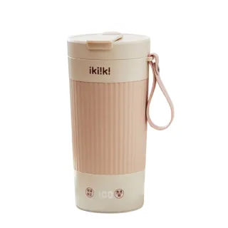 【ikiiki 伊崎】500ML魔法杯丨國際電壓調溫電熱水杯快煮杯 IK-TK4208旅行熱水壺(可託運 出國必備 雙電壓)