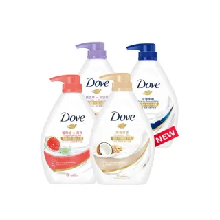 【Dove 多芬】滋養柔膚/GOFRESH系列沐浴乳900mlx4入(多款任選)