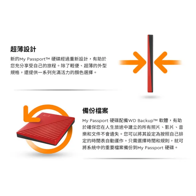 【WD】My Passport 5TB 2.5吋 行動硬碟