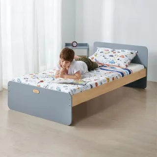 【成長天地】普發專案 Boori 90公分兒童床青少年床單人床附床下收納抽屜BR003+CT001(澳洲30年嬰童知名品牌)