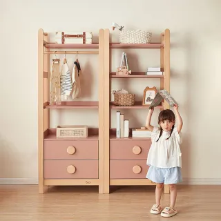 【成長天地】澳洲Boori 兒童床青少年實木書櫃多功能收納櫃BR006(澳洲30年嬰童知名品牌)