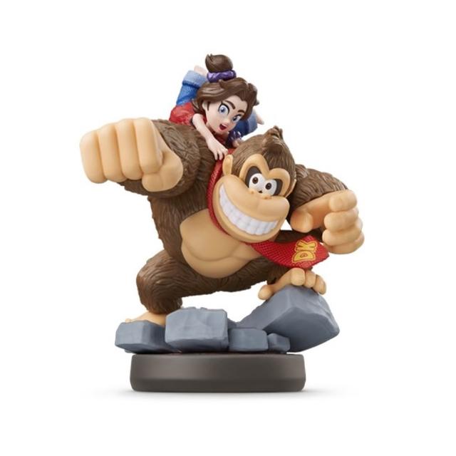 【Nintendo 任天堂】amiibo 公仔 咚奇剛&寶琳 咚奇剛 台灣公司貨